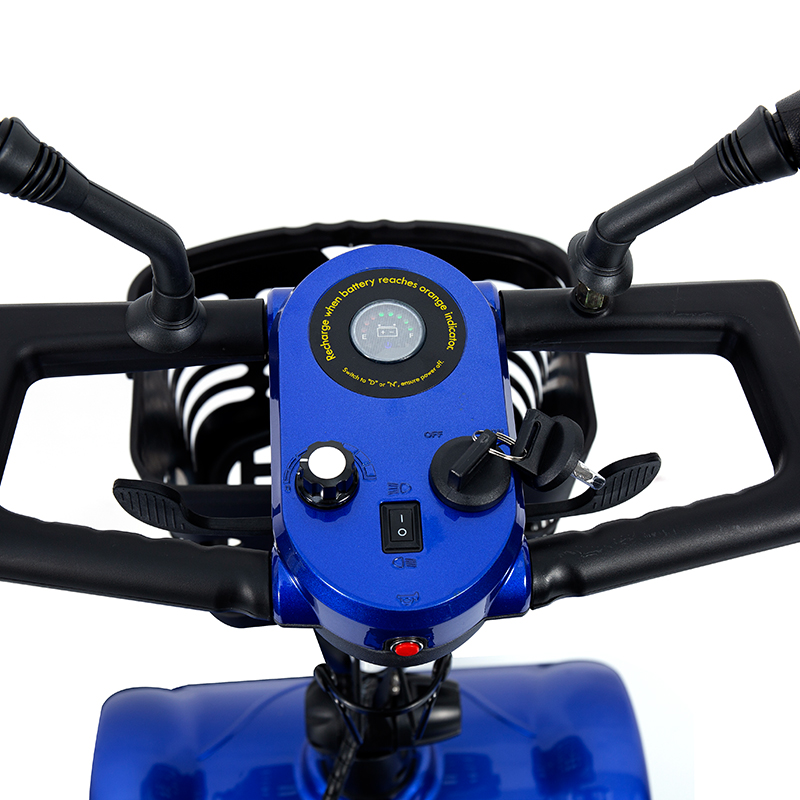 YL-08S Сверхмощный 4-колесный складной мобильный самокат с углом подъема 12°