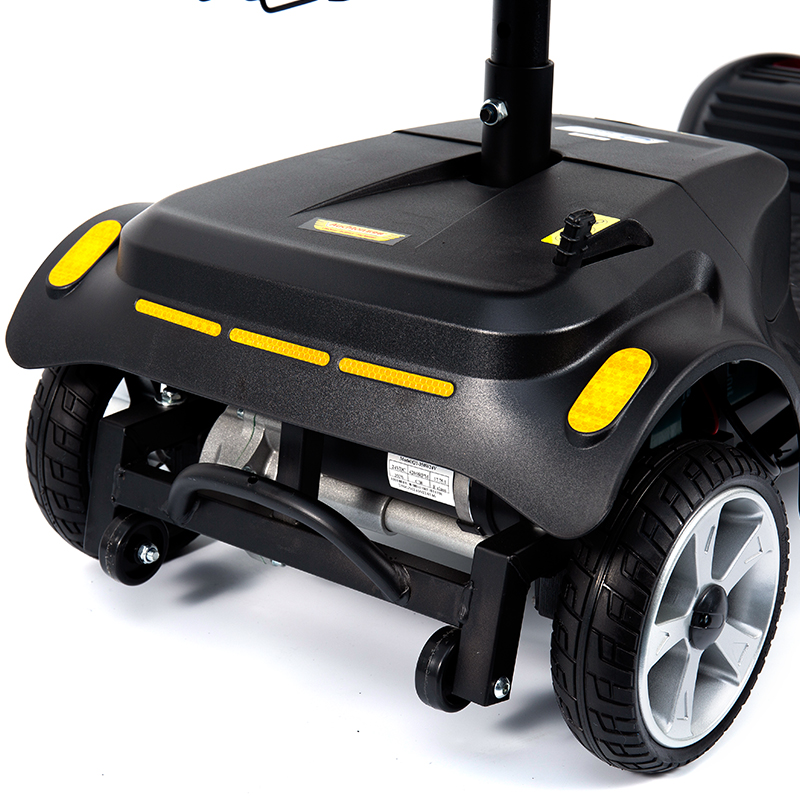 YL-07 4-колесный складной мобильный самокат с электроприводом и корзиной