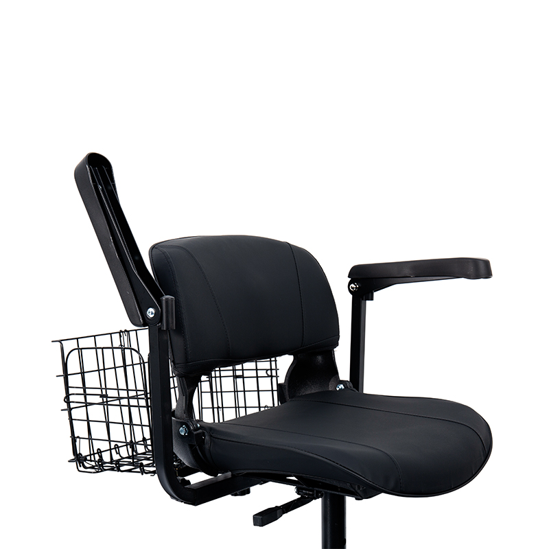 YL-07 4-колесный складной мобильный самокат с электроприводом и корзиной