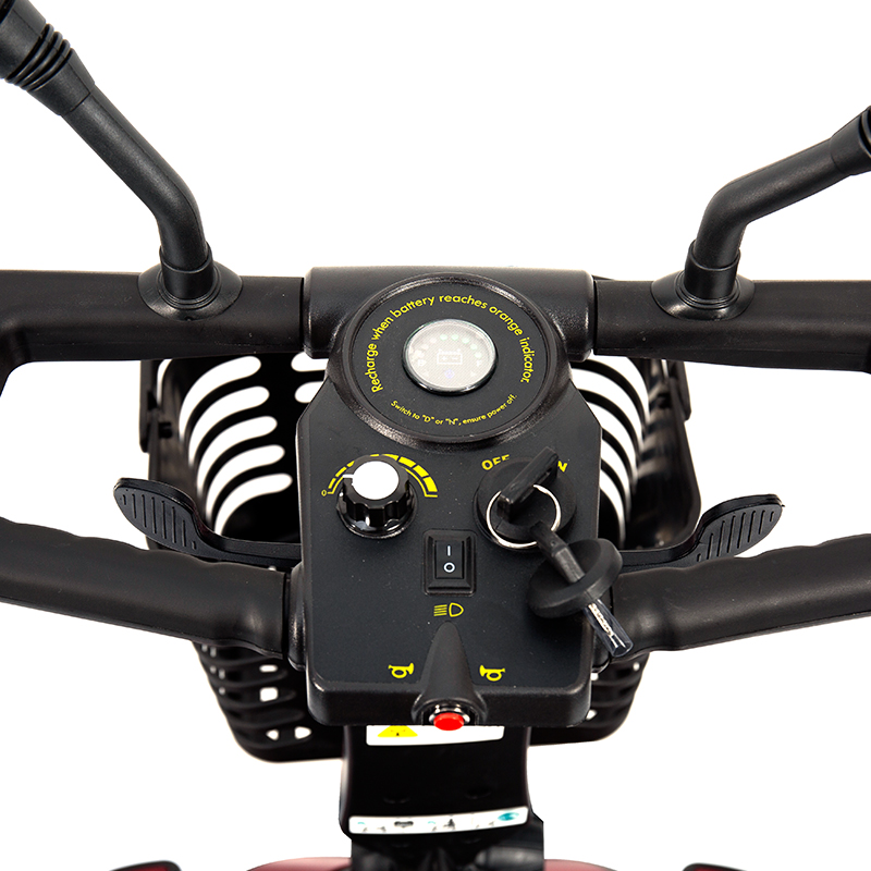 YL-01S 4-колесный портативный складной моторизованный самокат для пожилых людей