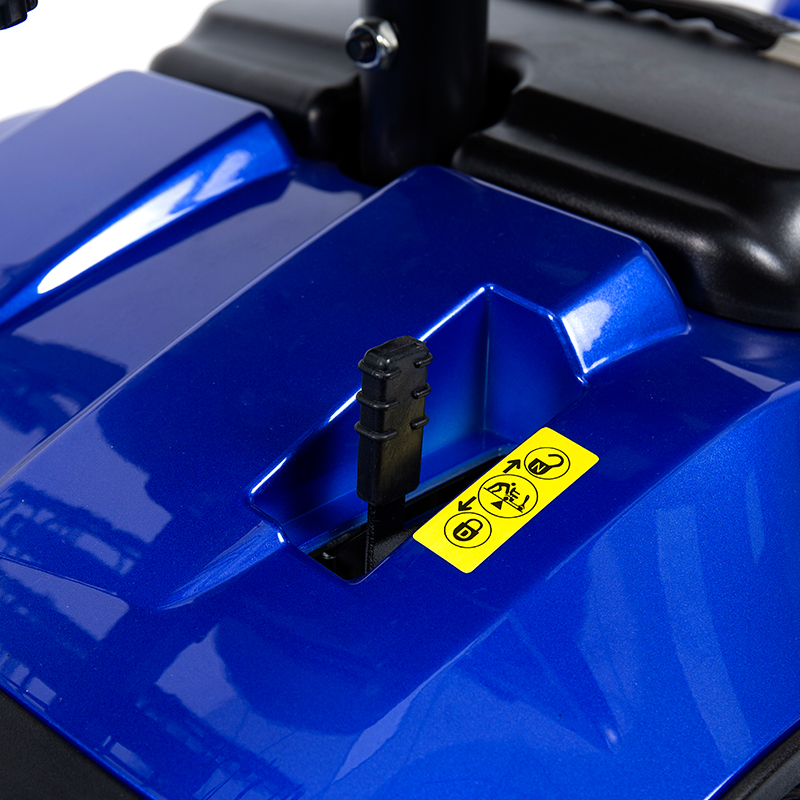 YL-09B Складной 4-колесный легкий мобильный самокат с корзиной