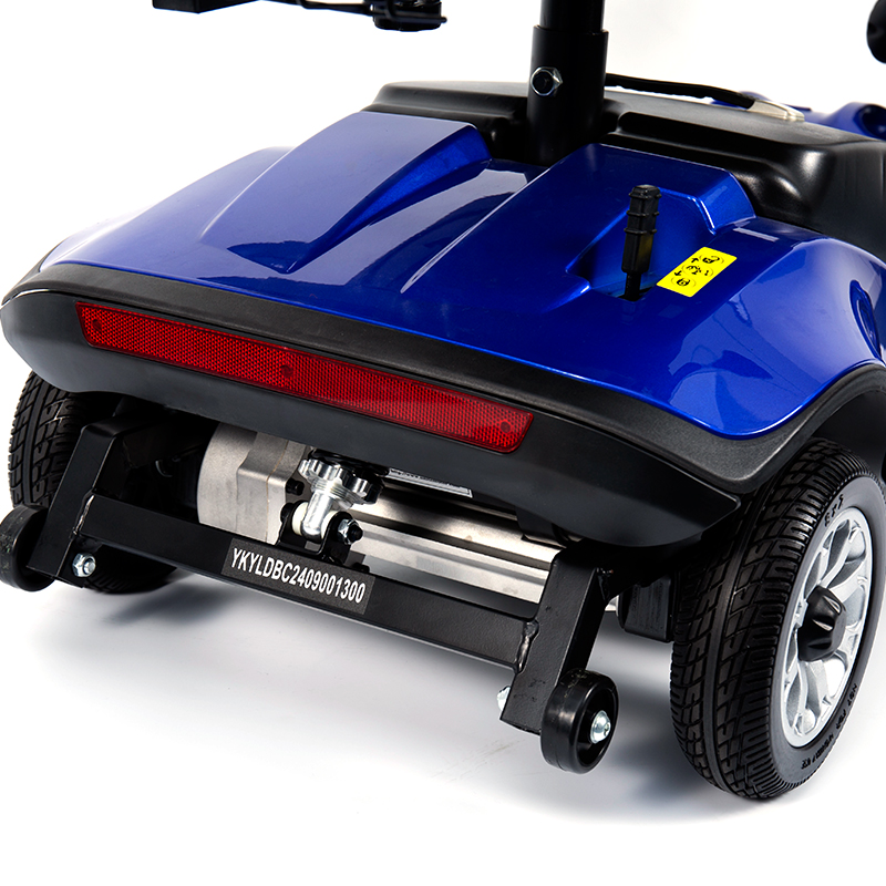 YL-09B Складной 4-колесный легкий мобильный самокат с корзиной