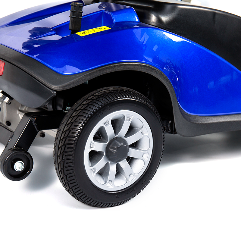 YL-09B Складной 4-колесный легкий мобильный самокат с корзиной