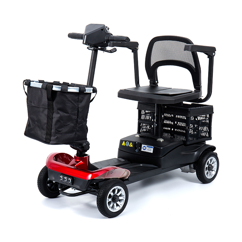 YL-02 Легкий 4-колесный самокат для пожилых людей с поворотным сиденьем на 360°