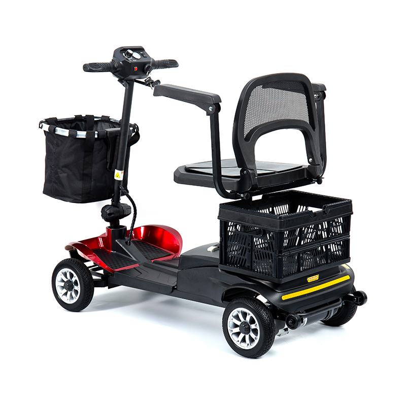 YL-02 Легкий 4-колесный самокат для пожилых людей с поворотным сиденьем на 360°