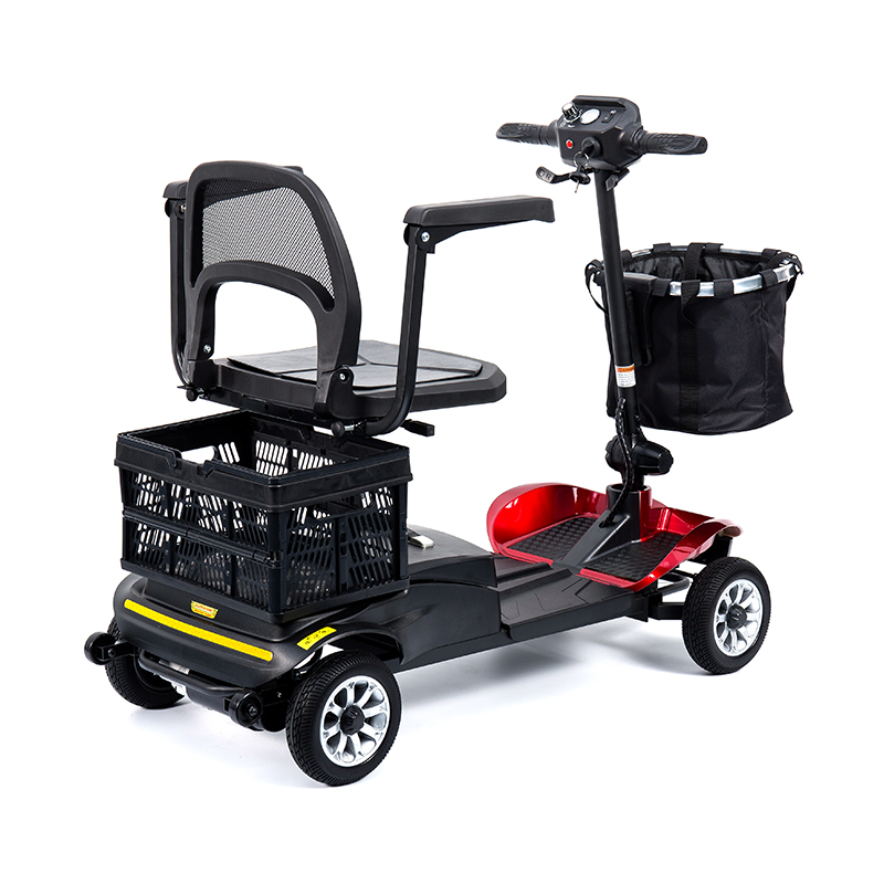 YL-02 Легкий 4-колесный самокат для пожилых людей с поворотным сиденьем на 360°