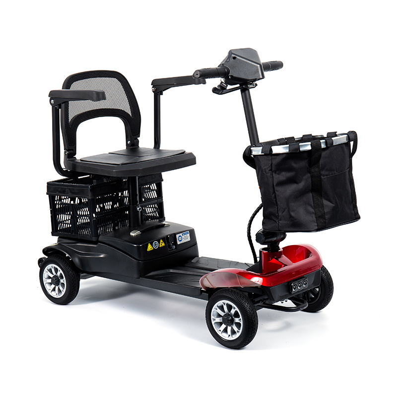 YL-02 Легкий 4-колесный самокат для пожилых людей с поворотным сиденьем на 360°