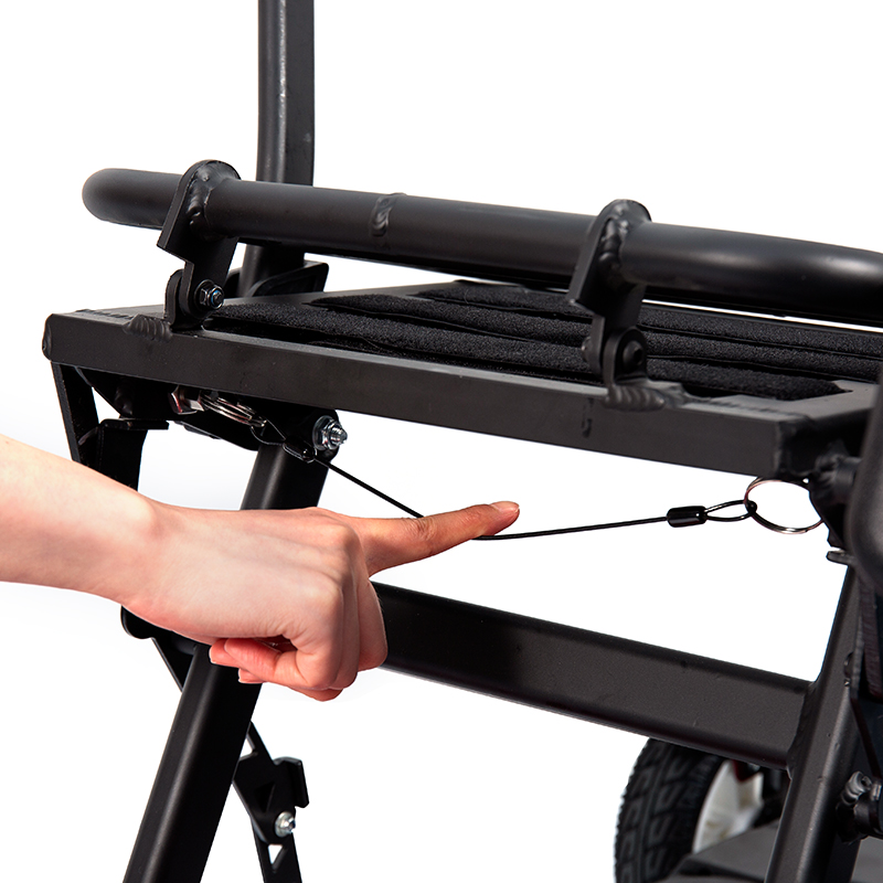 YL-211 4-колесный туристический электрический скутер для пожилых людей со светодиодной фарой и корзиной