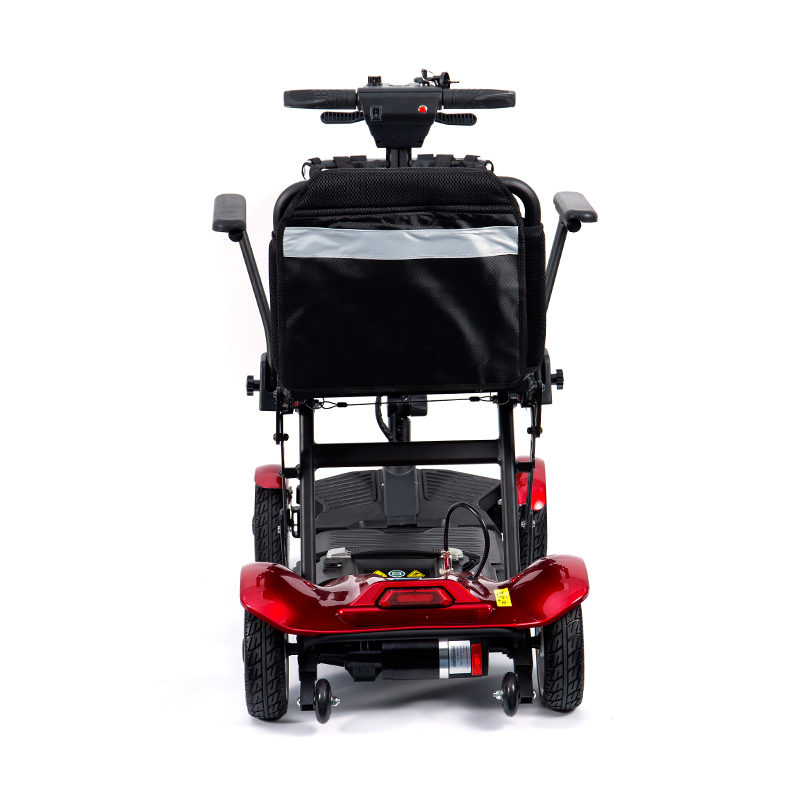 YL-211 4-колесный туристический электрический скутер для пожилых людей со светодиодной фарой и корзиной