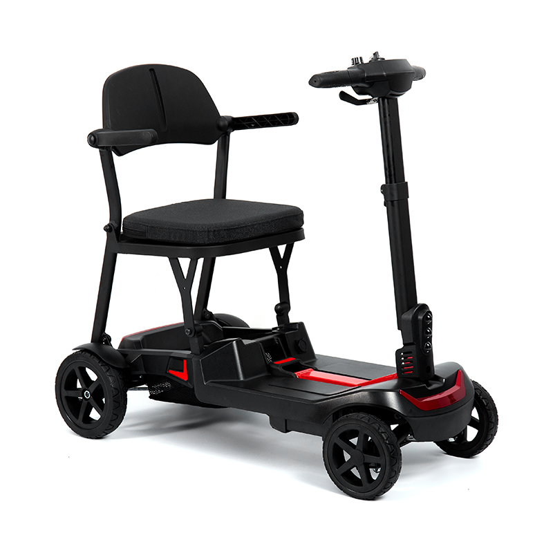 YL-985S 4-колесный легкий портативный складной самокат с электроприводом для путешествий