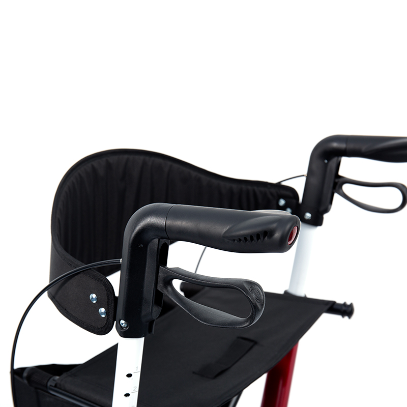 Легкий ролятор HES-R306 — складной, колеса TPR, регулируемые, грузоподъемность 150 кг.